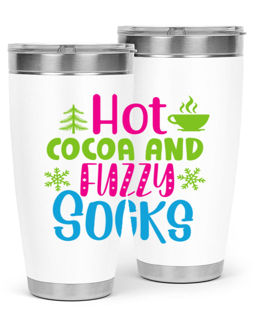 Hot Cocoa And Fuzzy Socks209#- winter- Tumbler