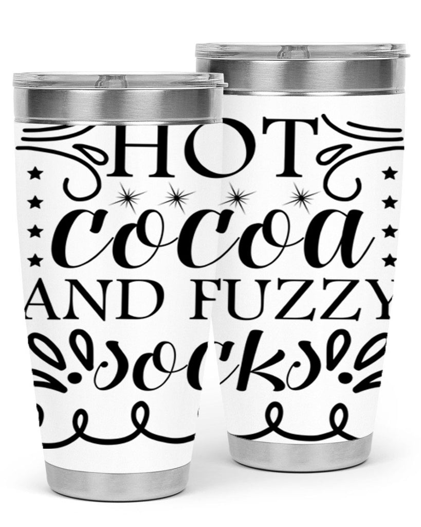 Hot Cocoa and Fuzzy Socks 217#- winter- Tumbler