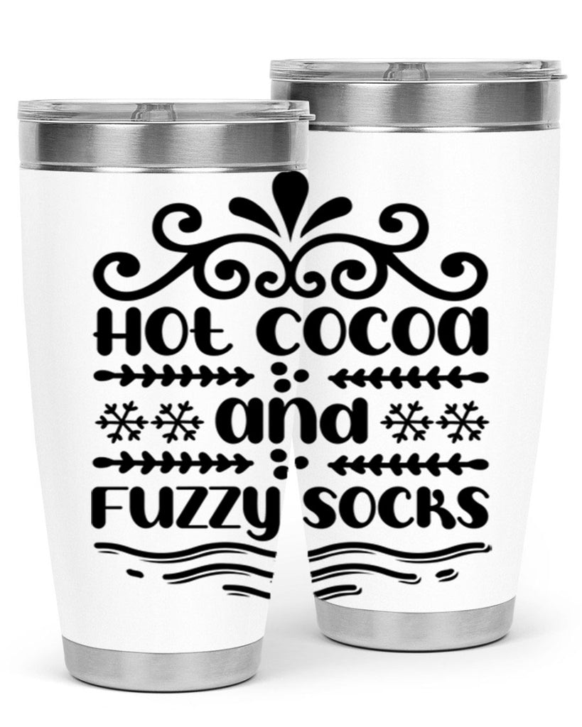 Hot Cocoa and Fuzzy Socks 219#- winter- Tumbler