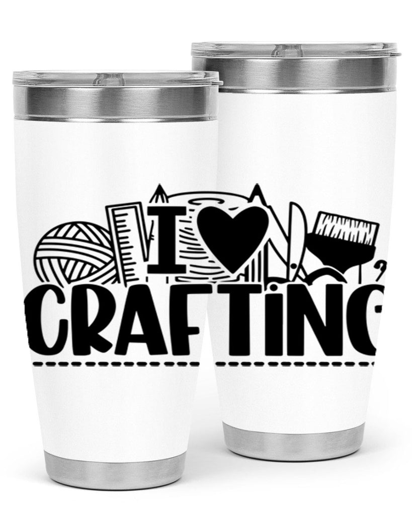 I Love Crafting 20#- crafting- Tumbler