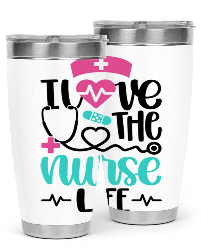 I Love The Nurse Life Style Style 169#- nurse- tumbler
