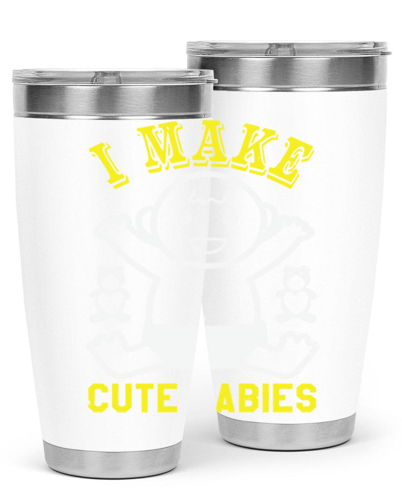 I make cute babies Style 36#- baby shower- tumbler