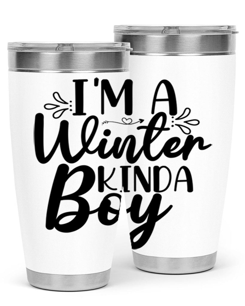 Im A Winter Kinda Boy 238#- winter- Tumbler