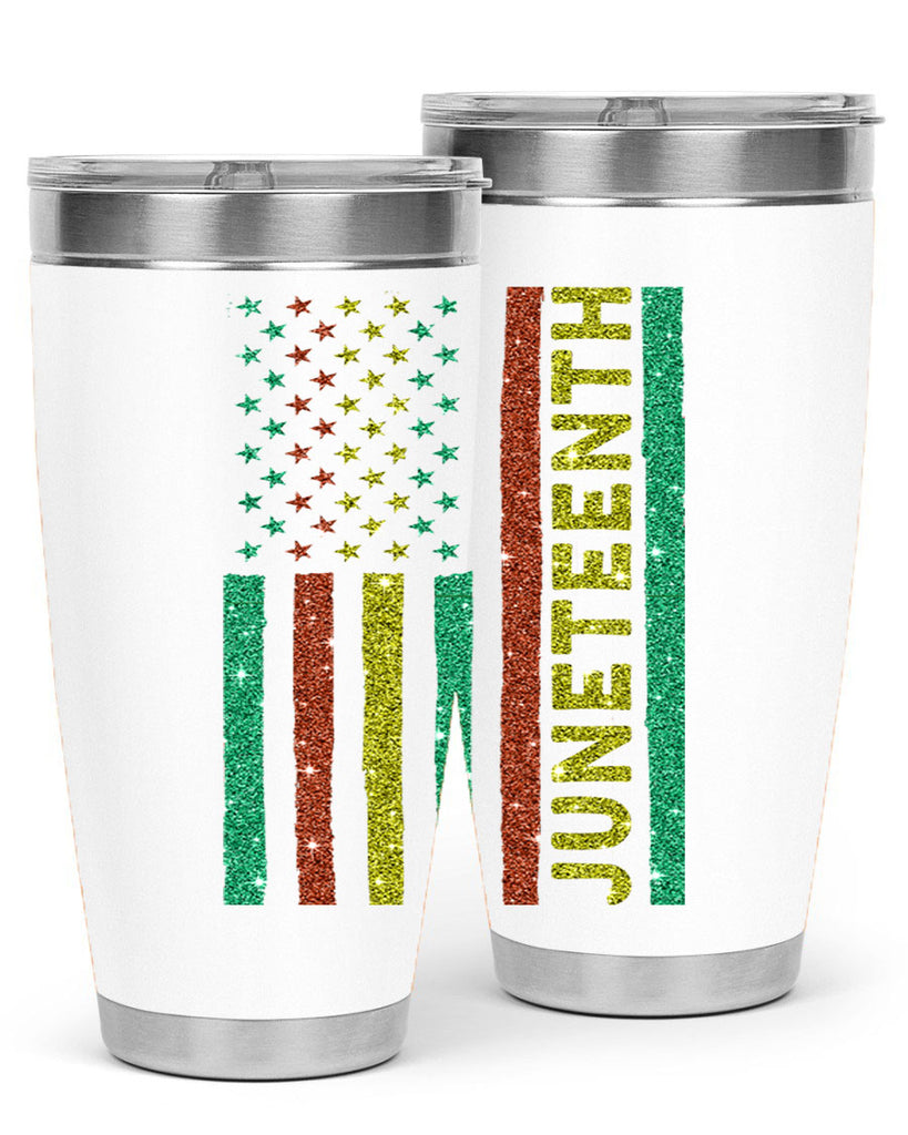 Juneteenth Freedom Day Afro Usa Flag Png 23#- Juneteenth- tumbler