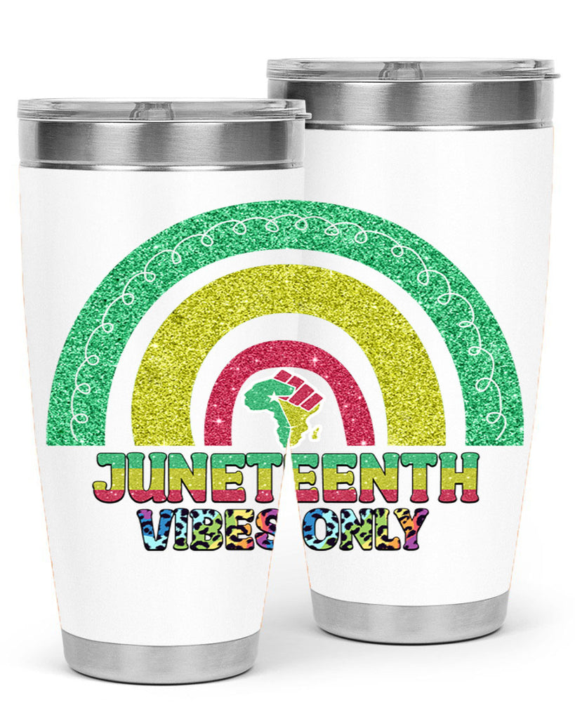 Juneteenth Vibes Only 5#- Juneteenth- tumbler