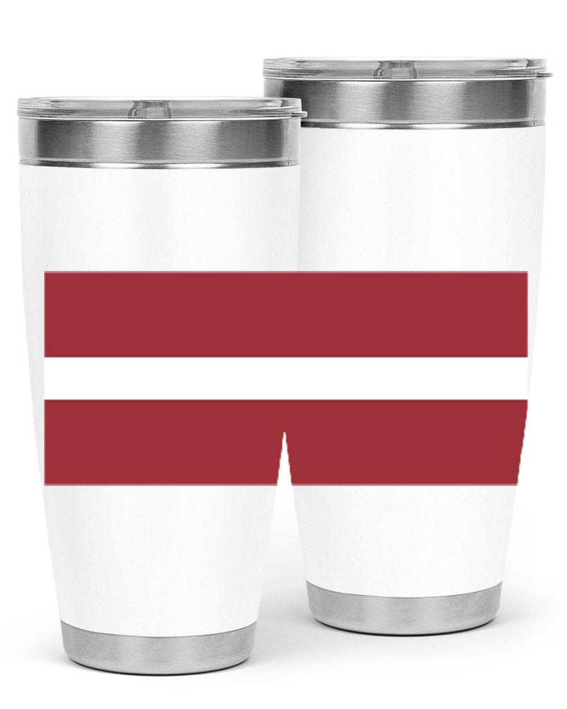 Latvia 104#- world flags- Tumbler
