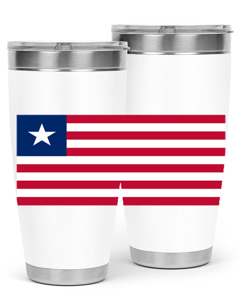 Liberia 101#- world flags- Tumbler