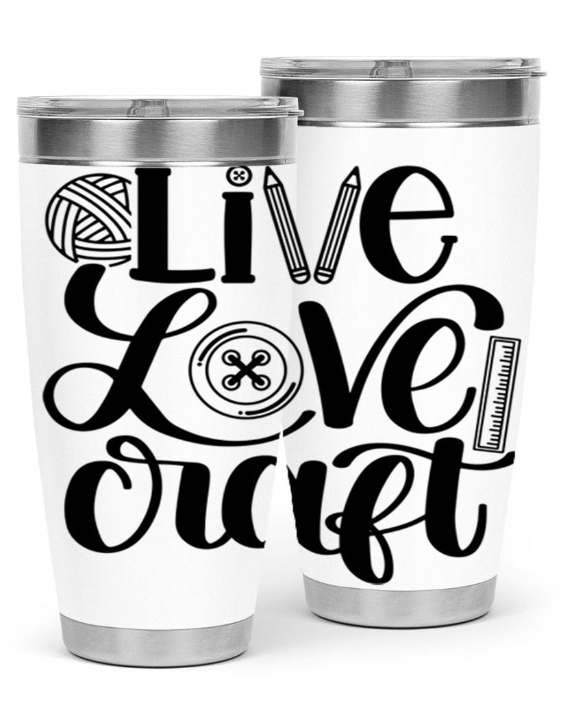 Live Love Craft 14#- crafting- Tumbler