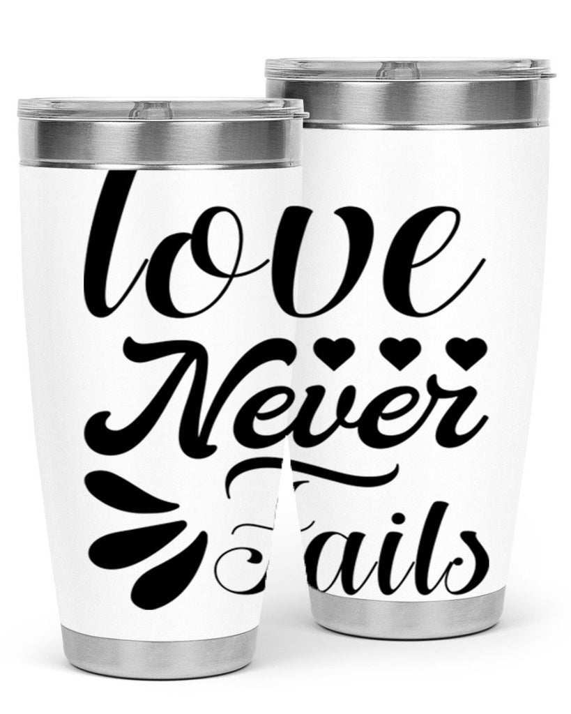 Love Never Fails 316#- winter- Tumbler