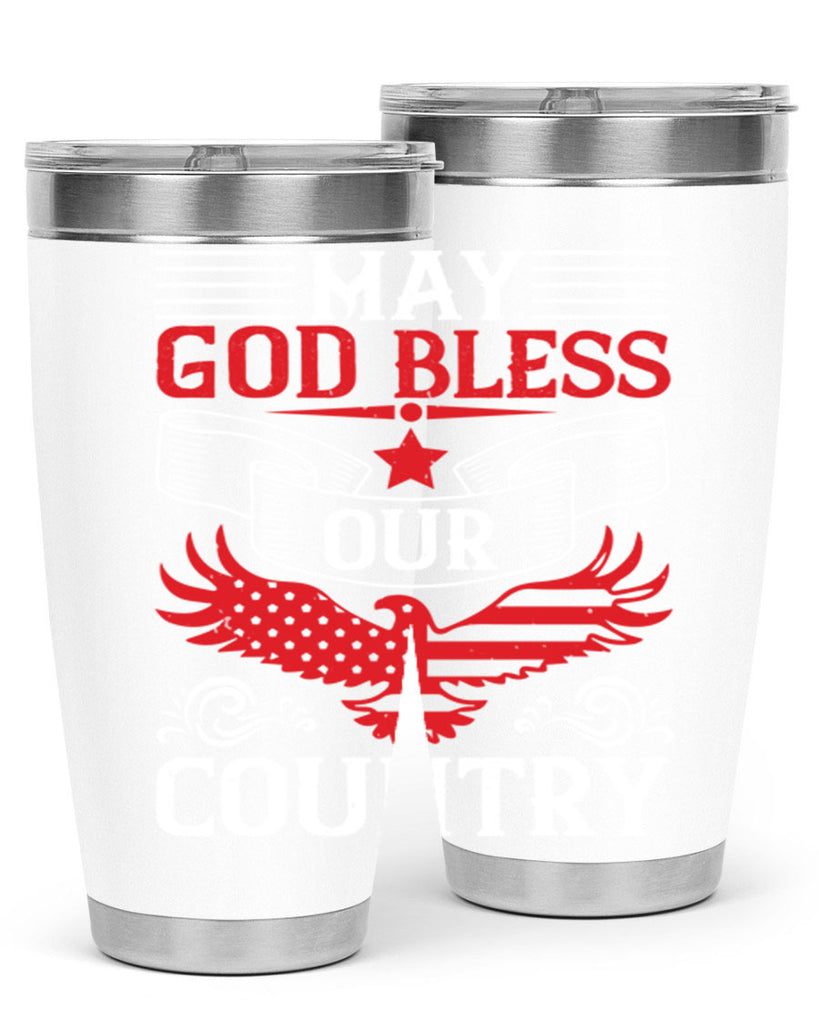 May God bless our country Style 133#- Fourt Of July- Tumbler