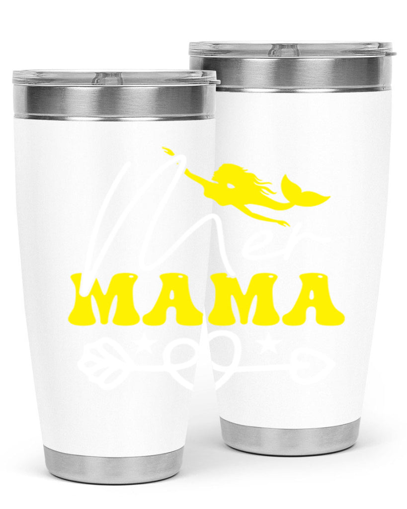 Mer Mama 332#- mermaid- Tumbler