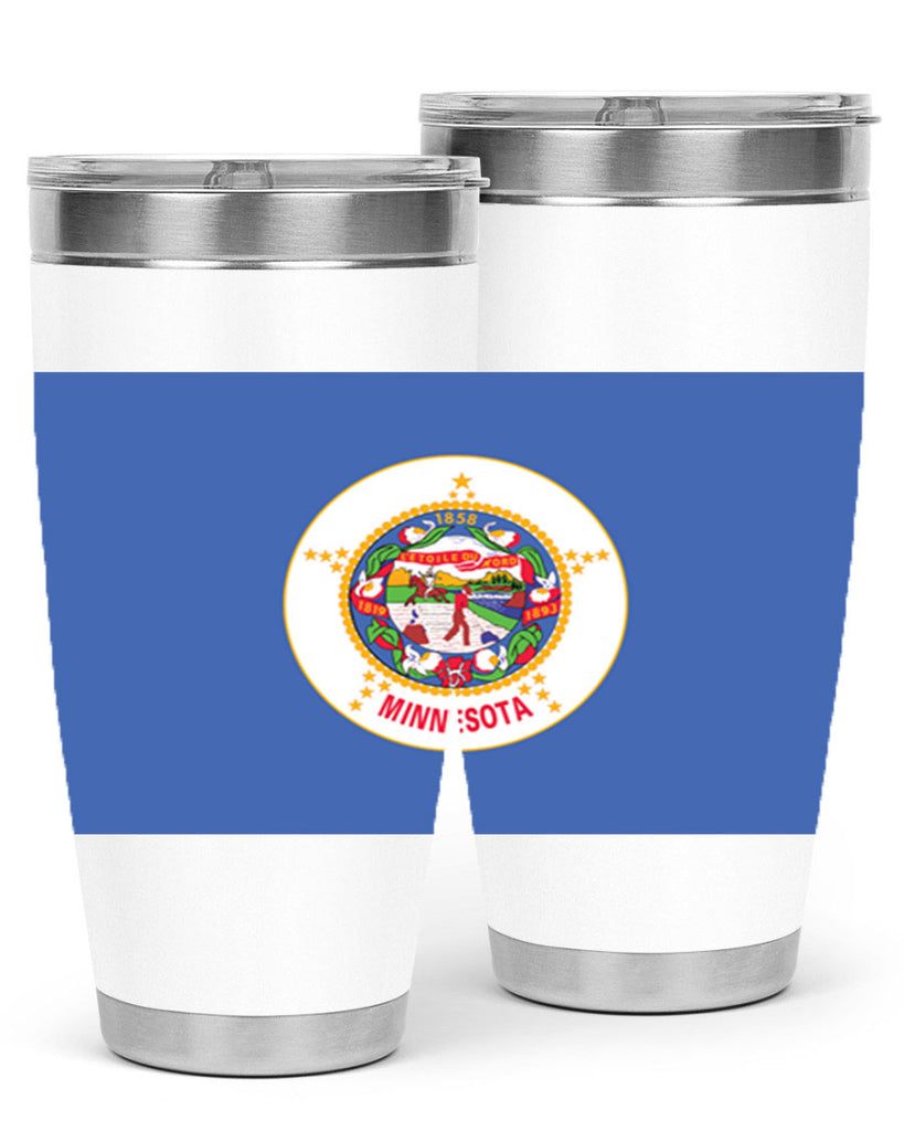 Minnesota 29#- Us Flags- Tumbler