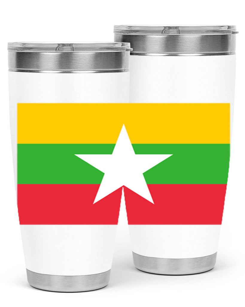 Myanmar 79#- world flags- Tumbler
