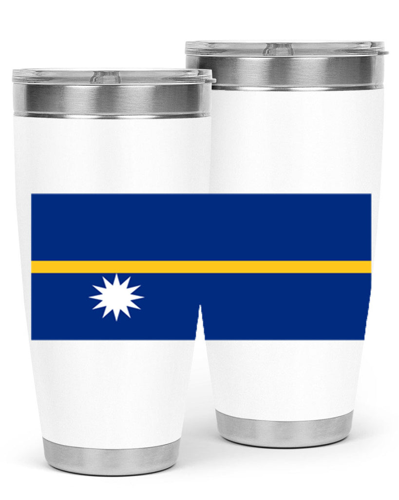 Nauru 77#- world flags- Tumbler