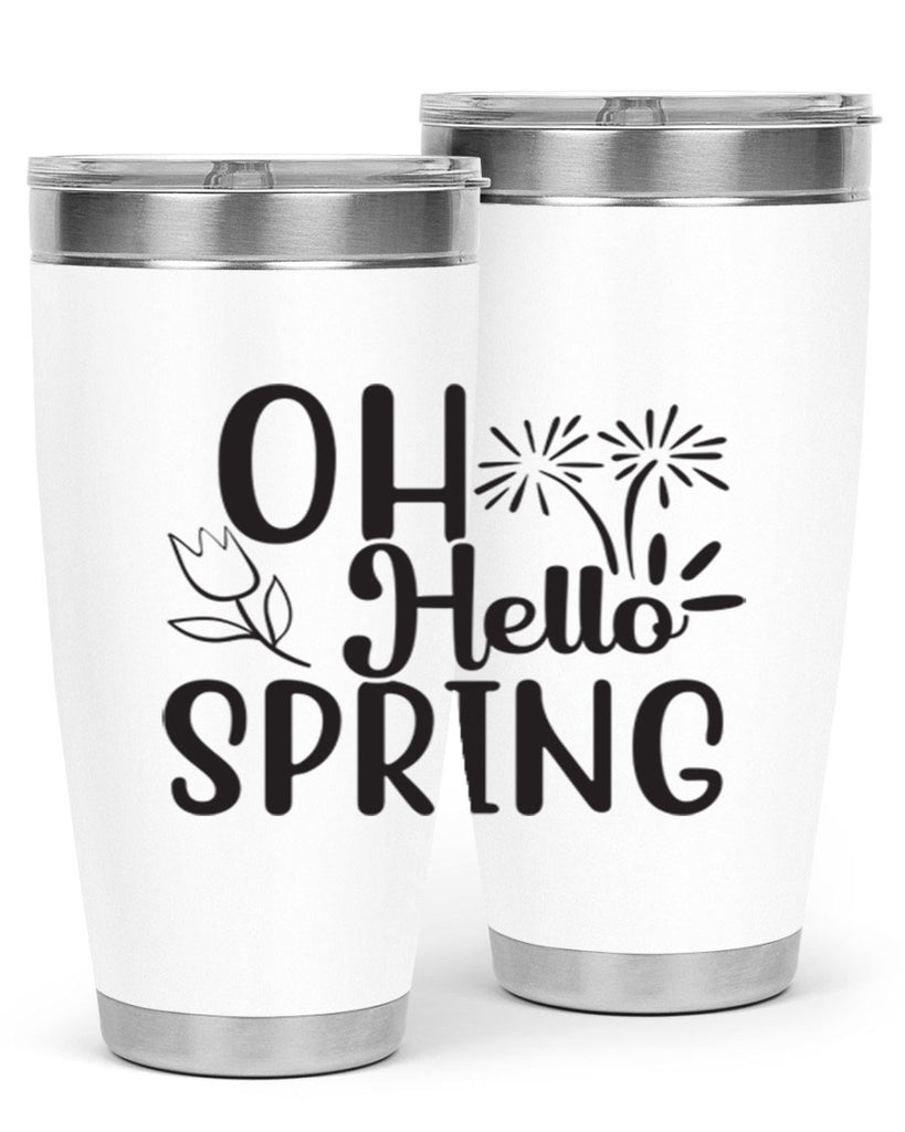 Oh hello spring 358#- spring- Tumbler