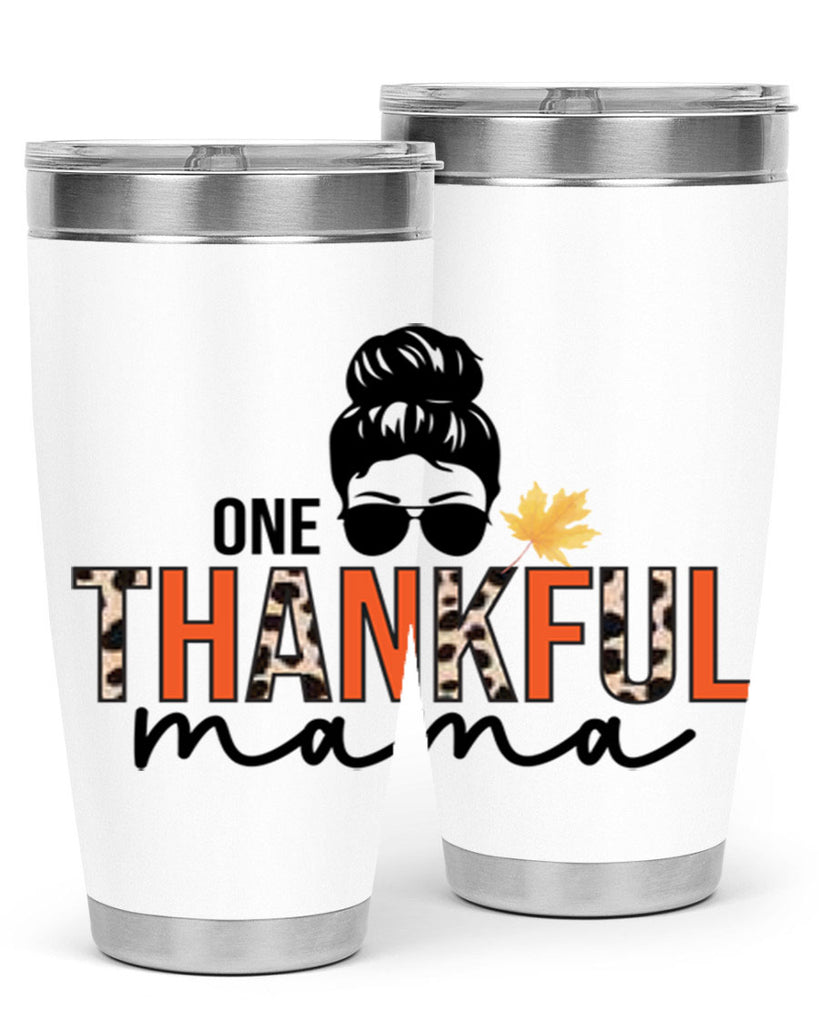 One thankful mama 463#- fall- Tumbler