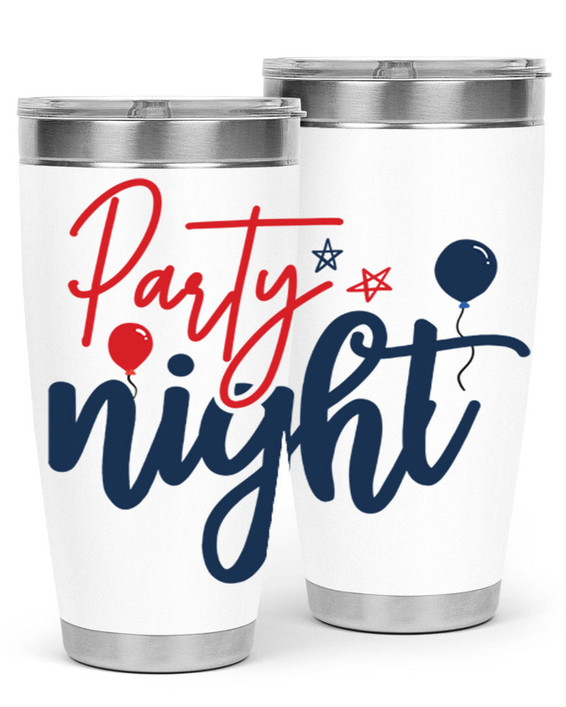 Party Night Style 84#- Fourt Of July- Tumbler