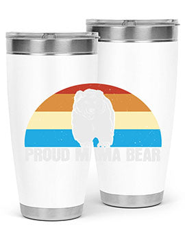 Proud mama bear 26#- Bears- Tumbler