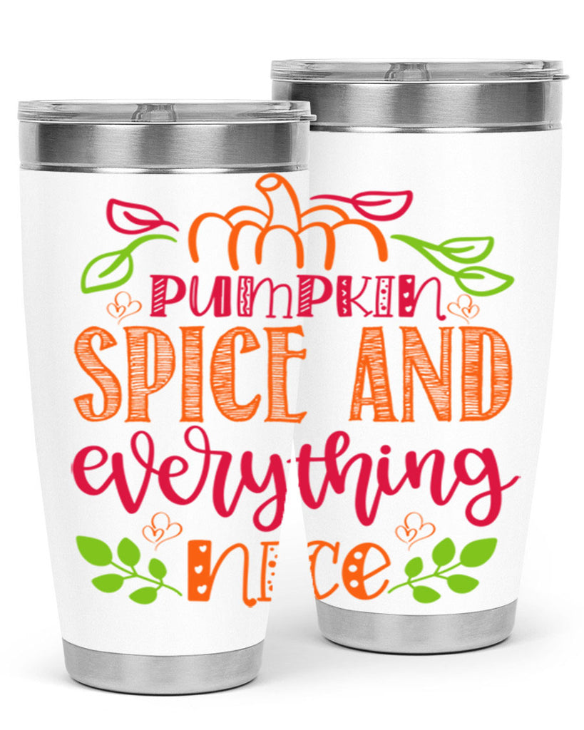 Pumpkin Spice and Everything Nice 536#- fall- Tumbler