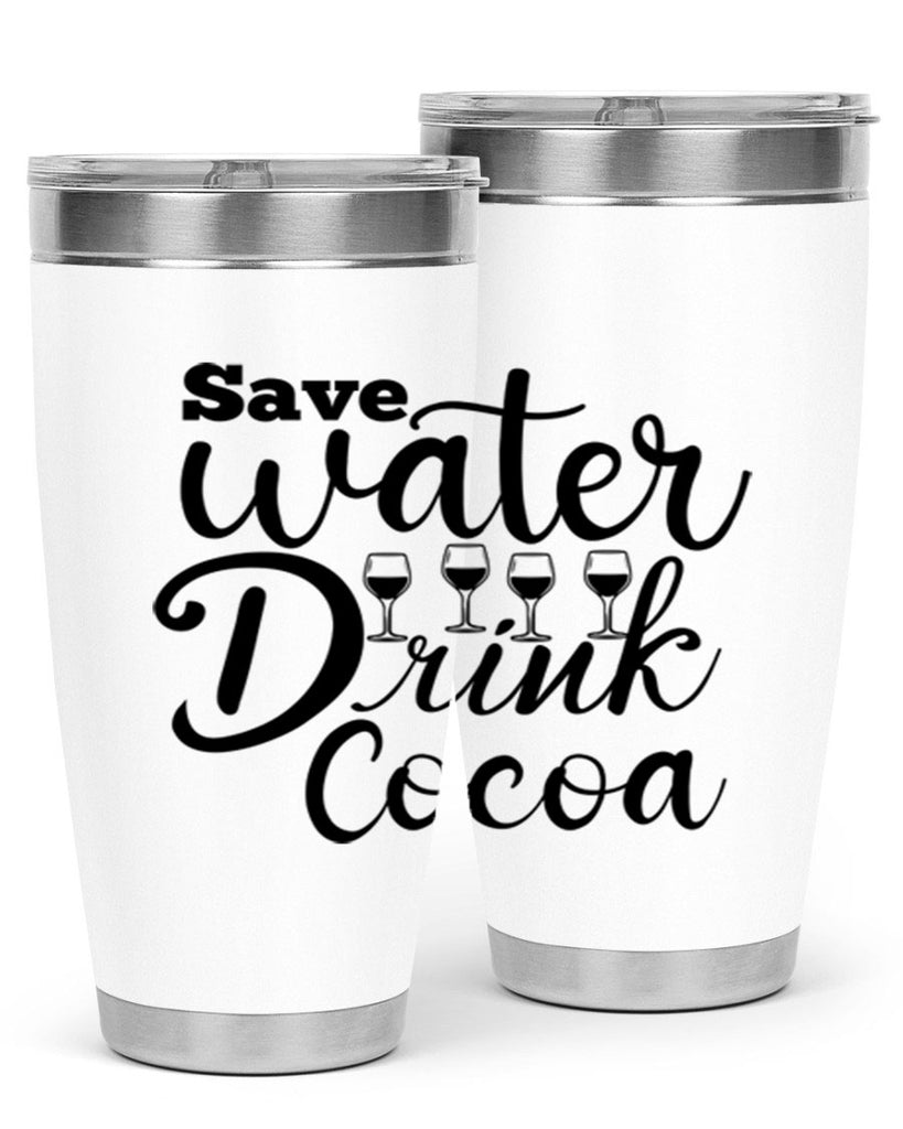 Save Water Drink Cocoa 353#- winter- Tumbler