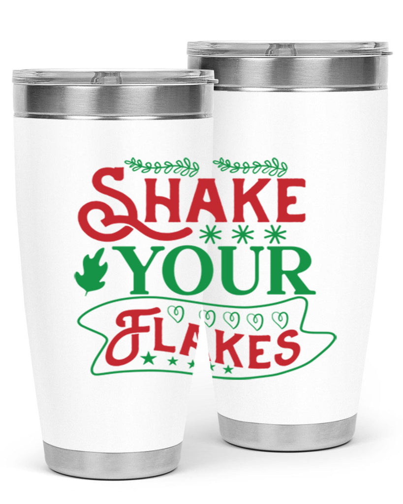 Shake Your Flakes 358#- winter- Tumbler