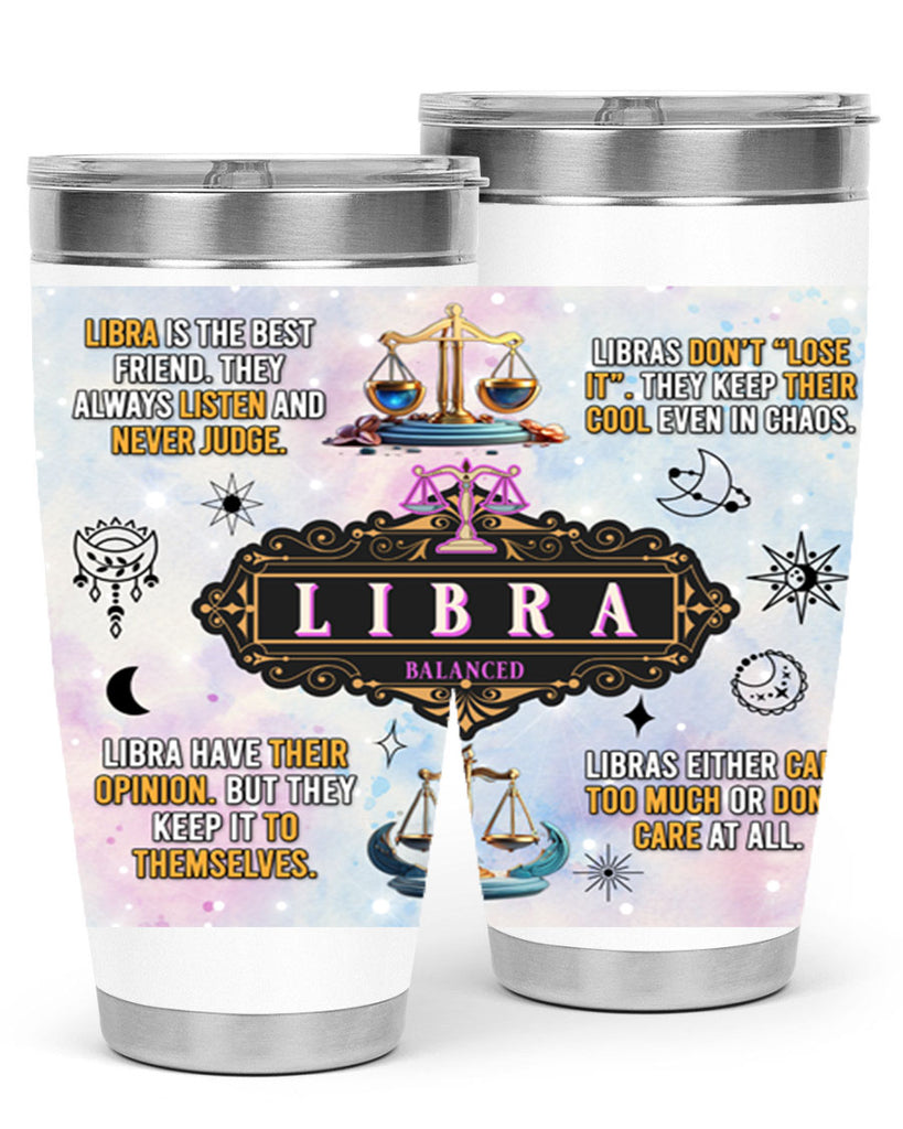 StraightLibra 474#- zodiac- Tumbler