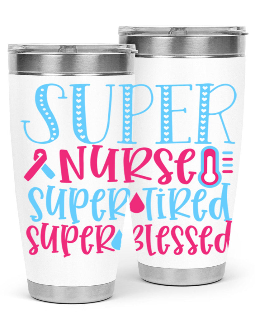 Super Nurse Super Tired Style 346#- nurse- tumbler