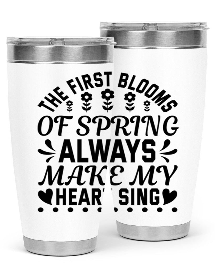 The first blooms of spring 549#- spring- Tumbler