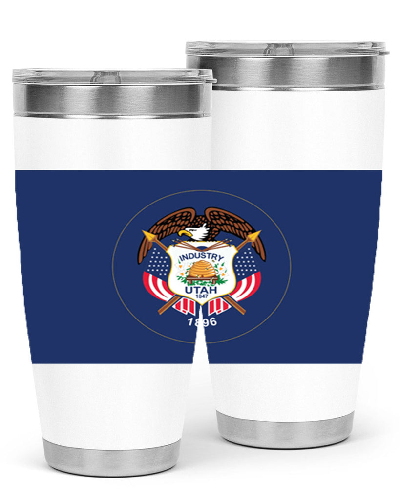 Utah 8#- Us Flags- Tumbler