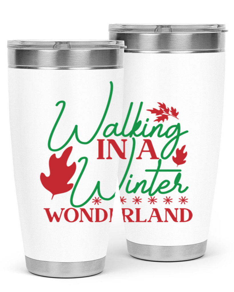Walking In A Winter Wonderland 438#- winter- Tumbler