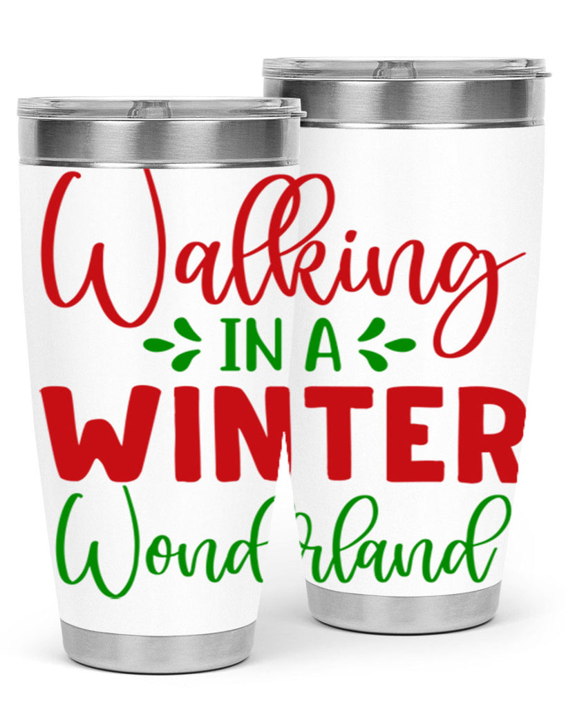 Walking in a Winter Wonderland 436#- winter- Tumbler