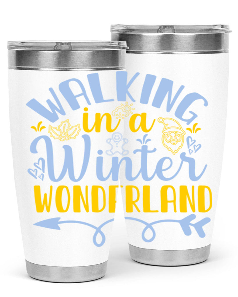 Walking in a winter wonderland440#- winter- Tumbler