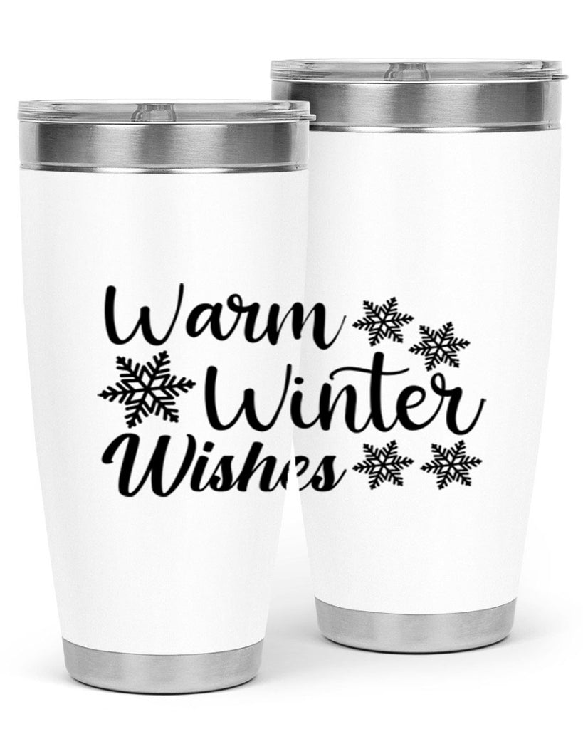 Warm Winter Wishes 466#- winter- Tumbler