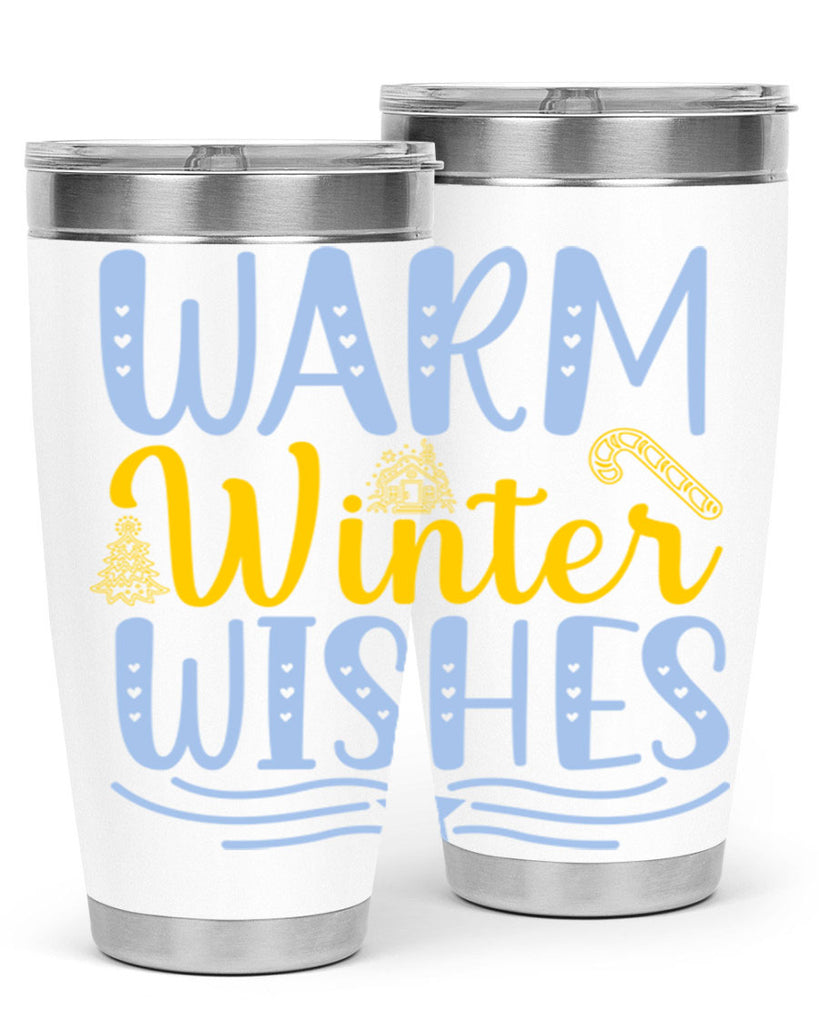 Warm winter wishes 449#- winter- Tumbler