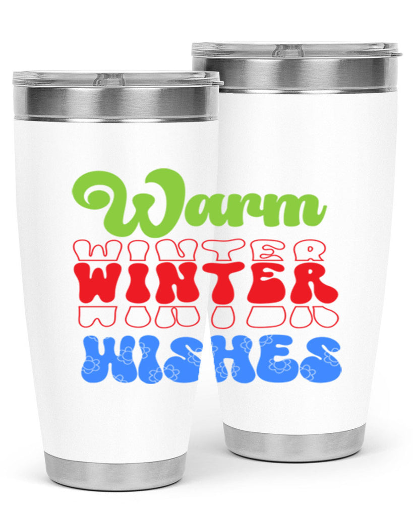 Warm winter wishes 458#- winter- Tumbler