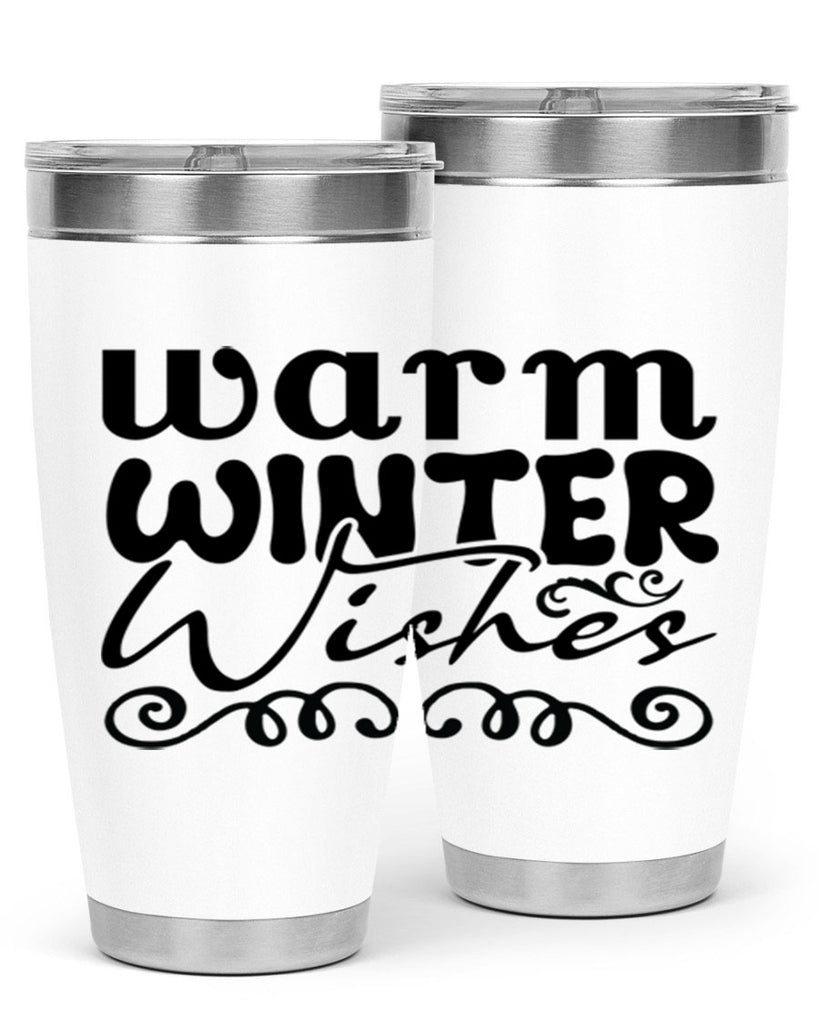 Warm winter wishes 461#- winter- Tumbler