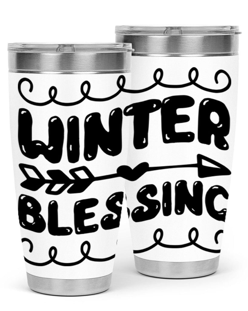 Winter Blessing 545#- winter- Tumbler