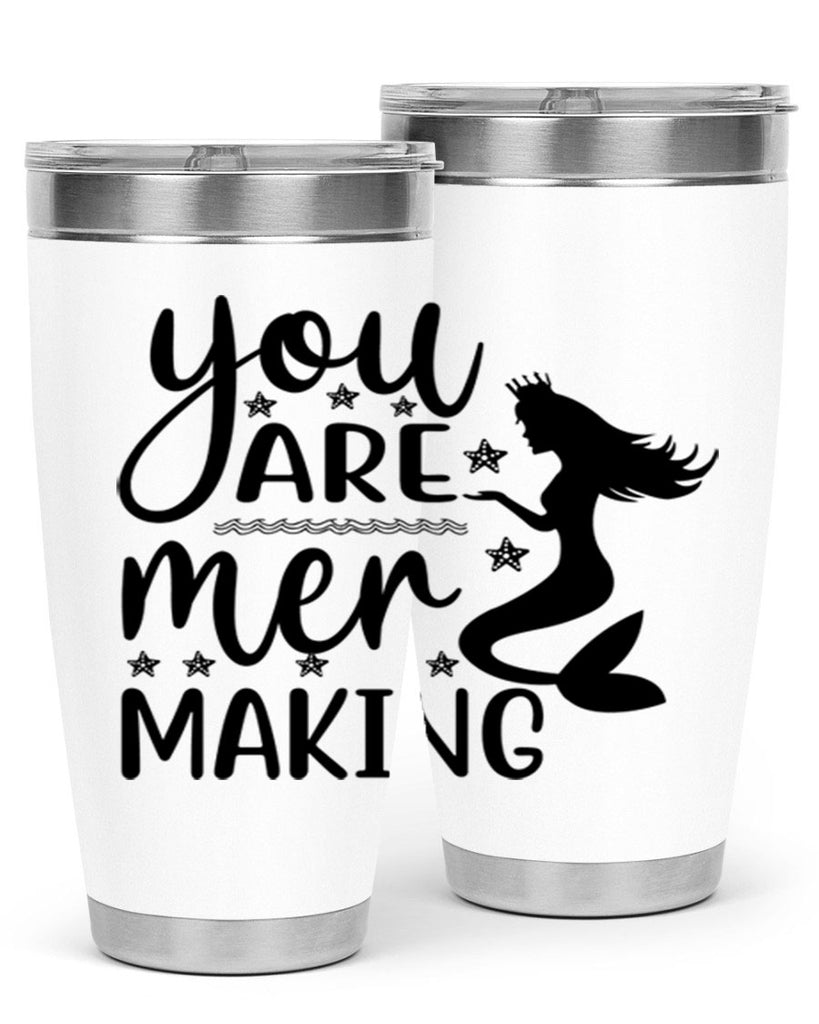 You are mer making 684#- mermaid- Tumbler