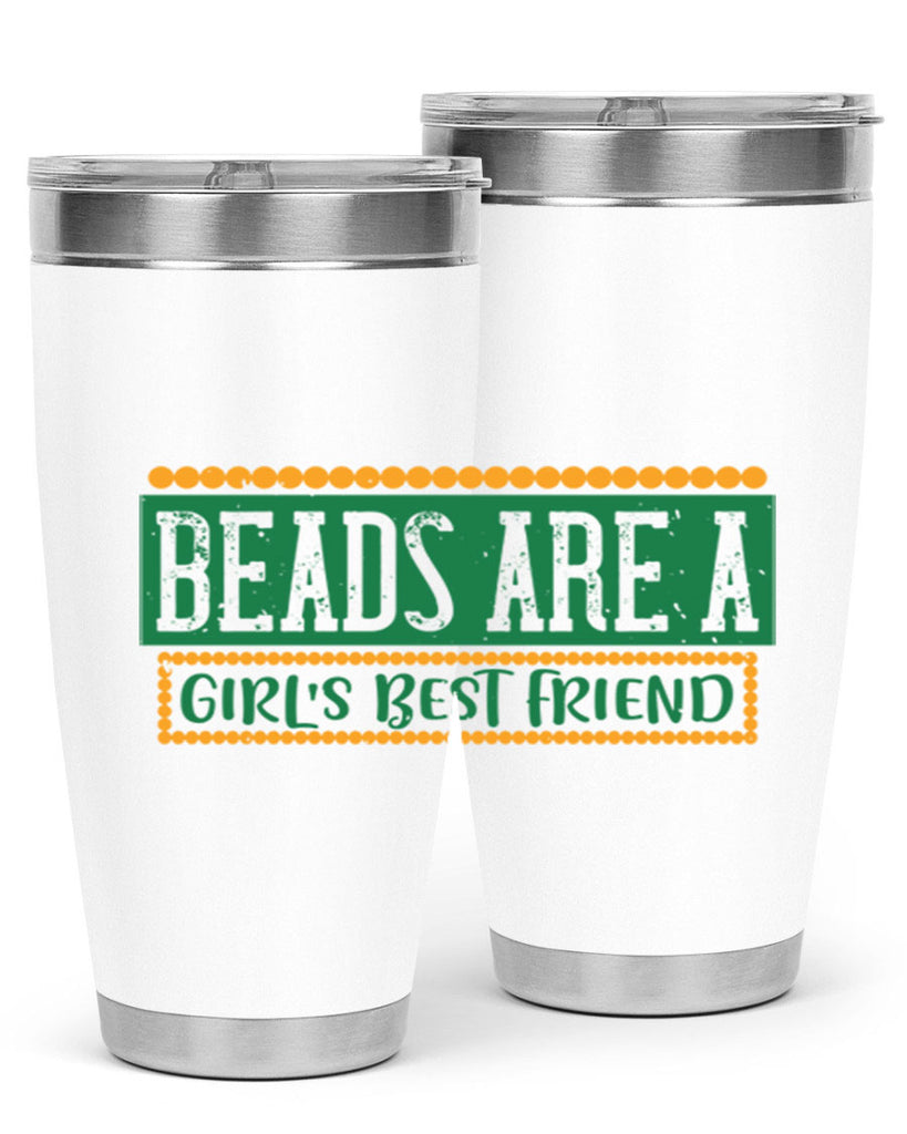 beads are a girls best friend 29#- mardi gras- Tumbler
