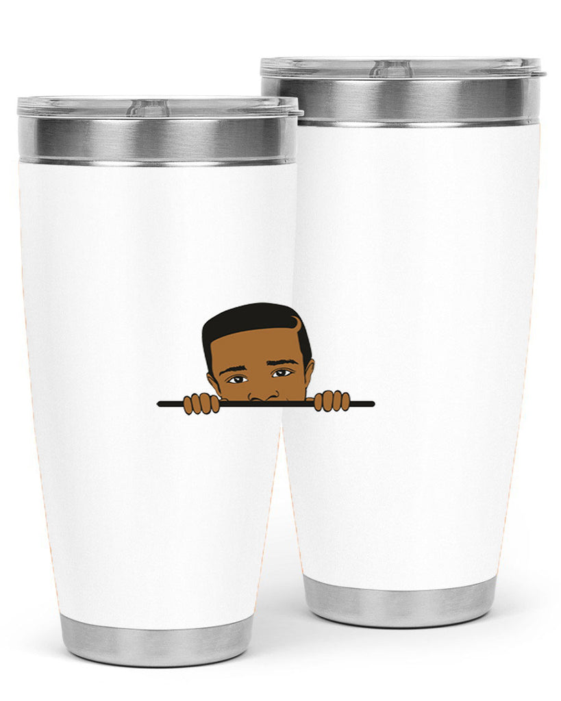 black boy 5#- black men - boys- tumbler