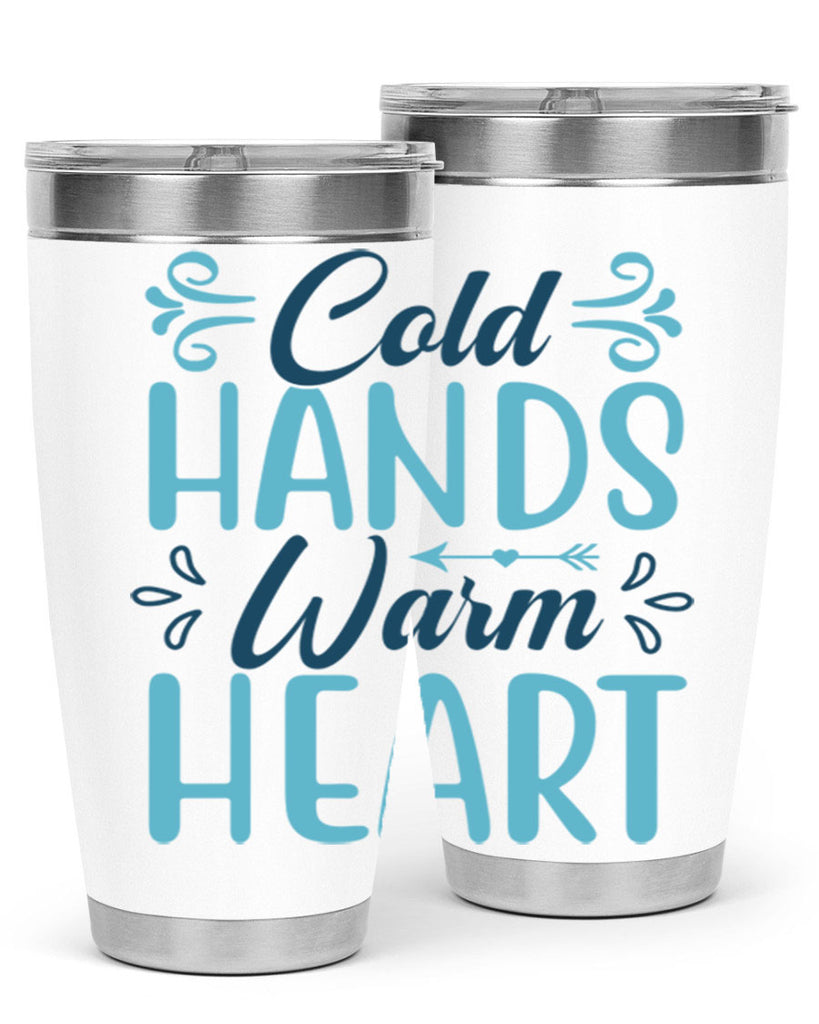 cold hands warm heart 50#- winter- Tumbler