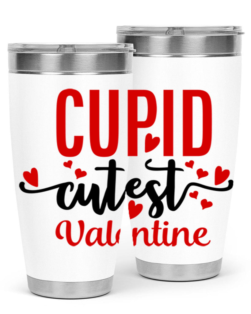 cupid cutest valentine 72#- valentines day- Tumbler