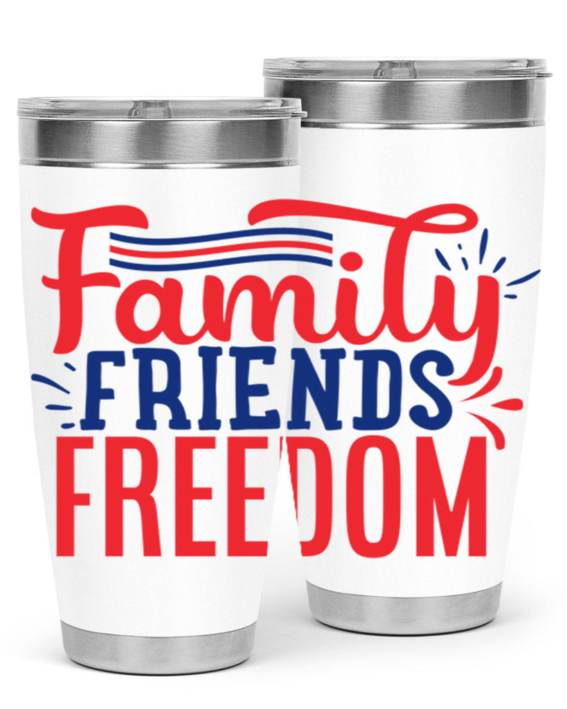 family friends freedom Style 48#- Fourt Of July- Tumbler