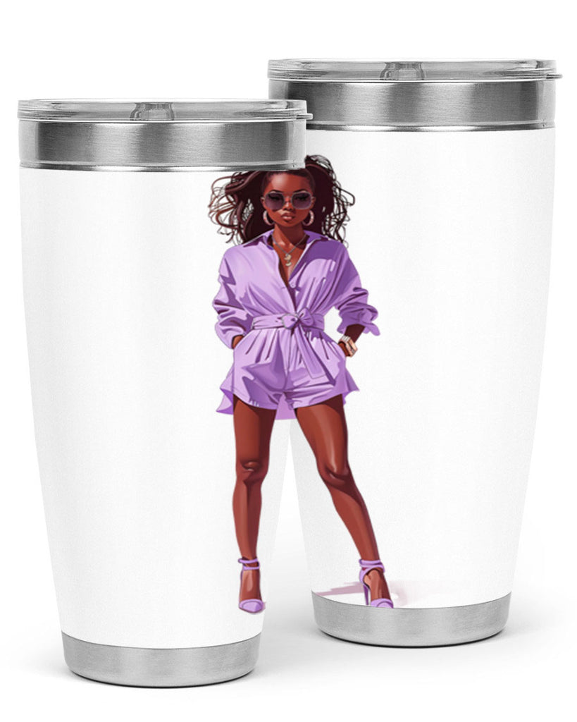 fashion girl in lavender 64#- fashion- Cotton Tank