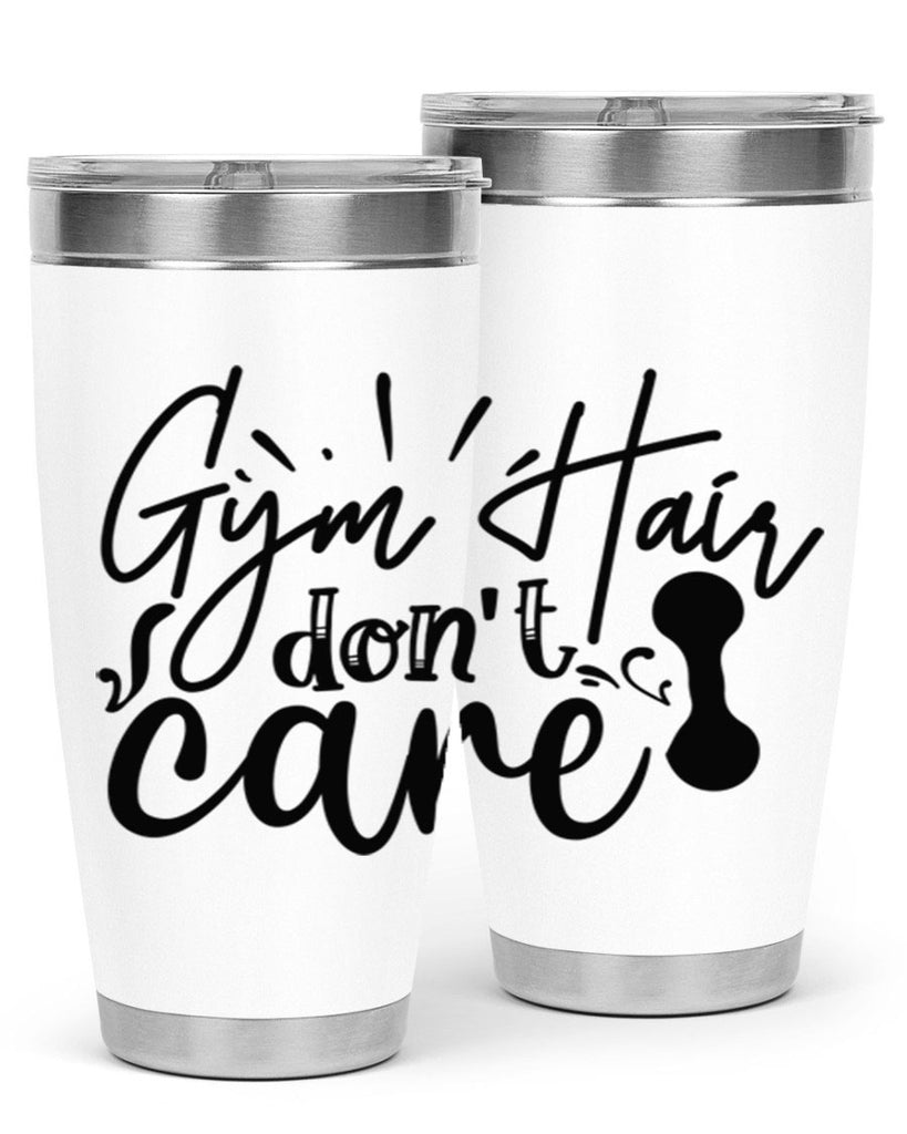 gym hair dont care 43#- gym- Tumbler