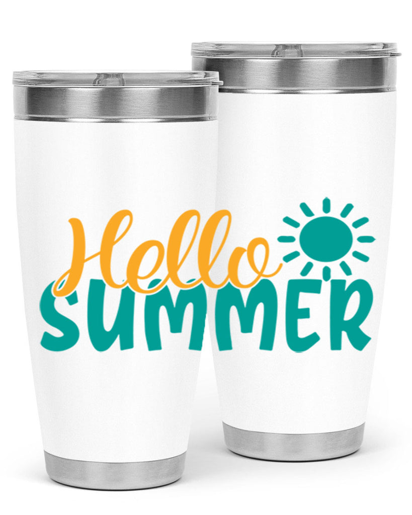 hello summer Style 98#- summer- Tumbler