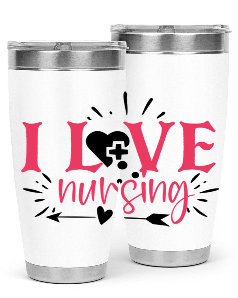 i love nursing Style 380#- nurse- tumbler