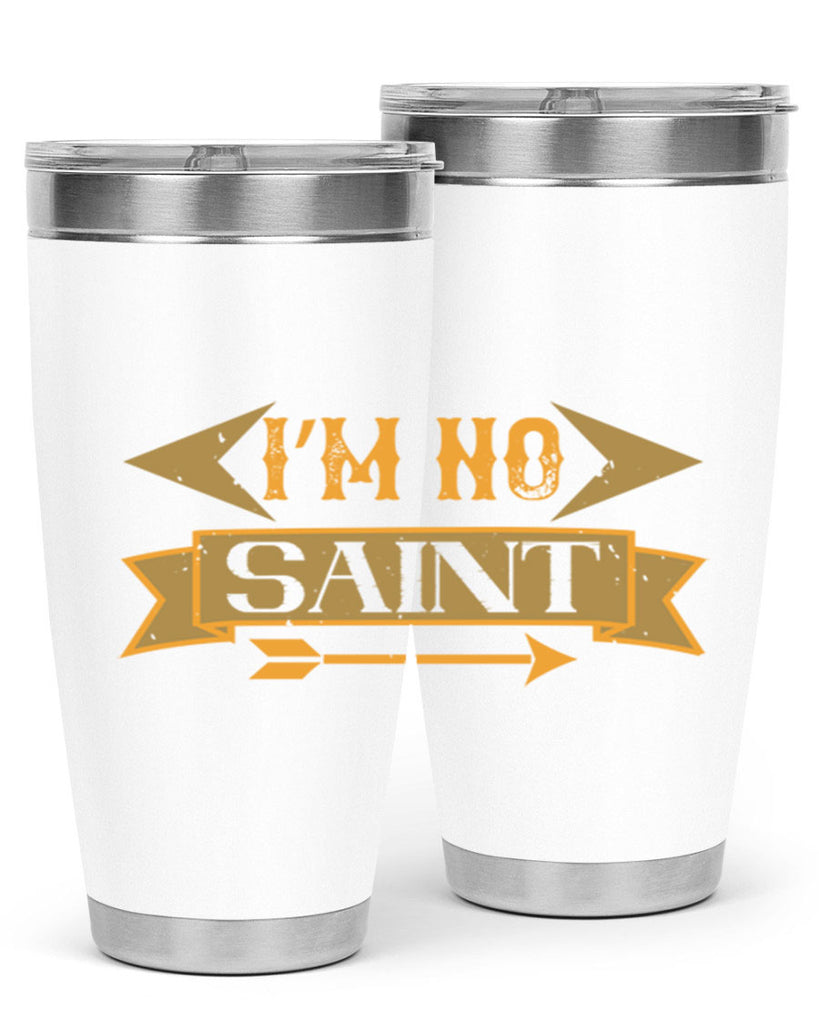 i’m no saint 59#- mardi gras- Tumbler