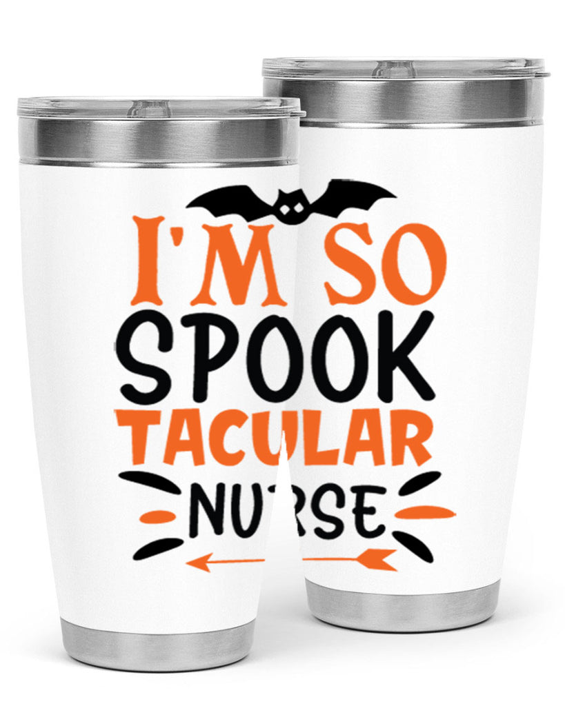 im so spooktacular nurse 111#- halloween- Tumbler