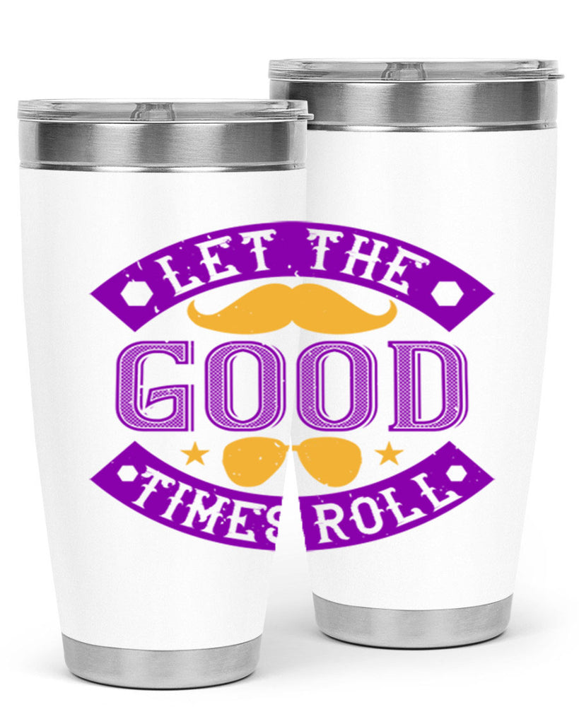 let the good times roll 52#- mardi gras- Tumbler
